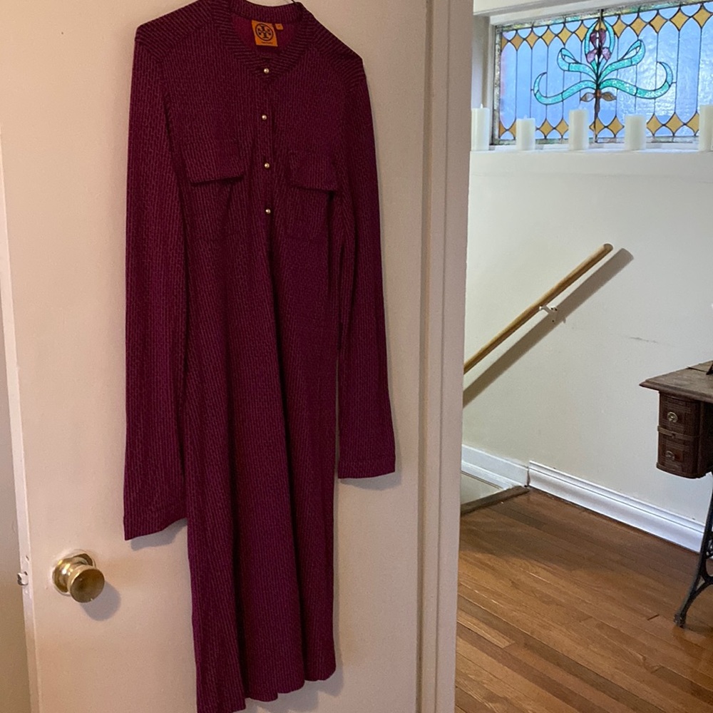 Tory Burch  pink/navy dress